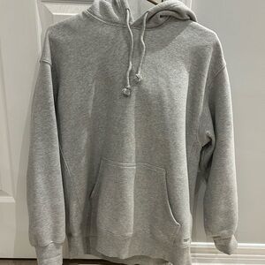 Grey Aritzia TNA Boyfriend Hoodie, S